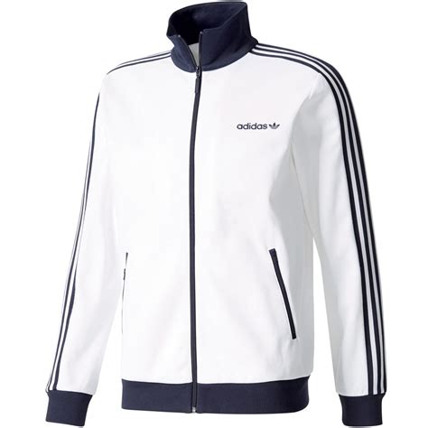 adidas trainingsjacke beckenbauer weiß|Weiss .